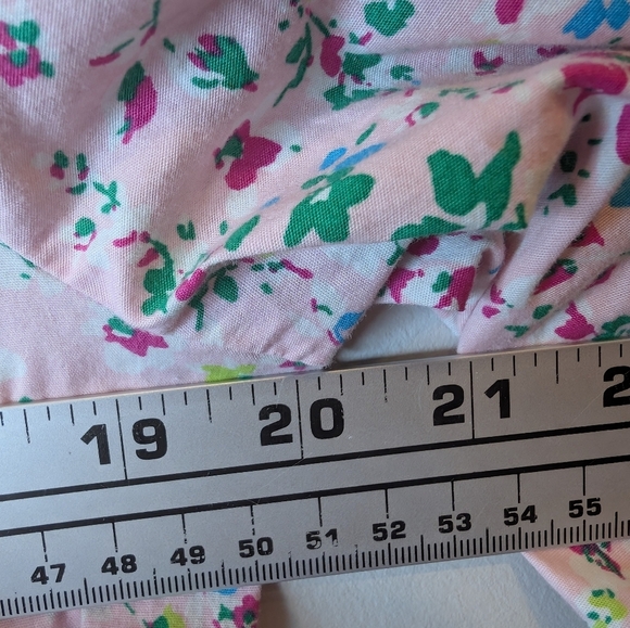 Crown & Ivy Women's Pink Floral Print 3/4 Sleeve Swing Dress Women's Small - Picture 8 of 9